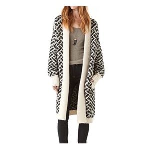 Rachel Zoe | Maxi Wool Blend Cardigan Thick & Warm